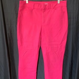 Old Navy High-Rise Pixie Skinny Pants in Bright Pink